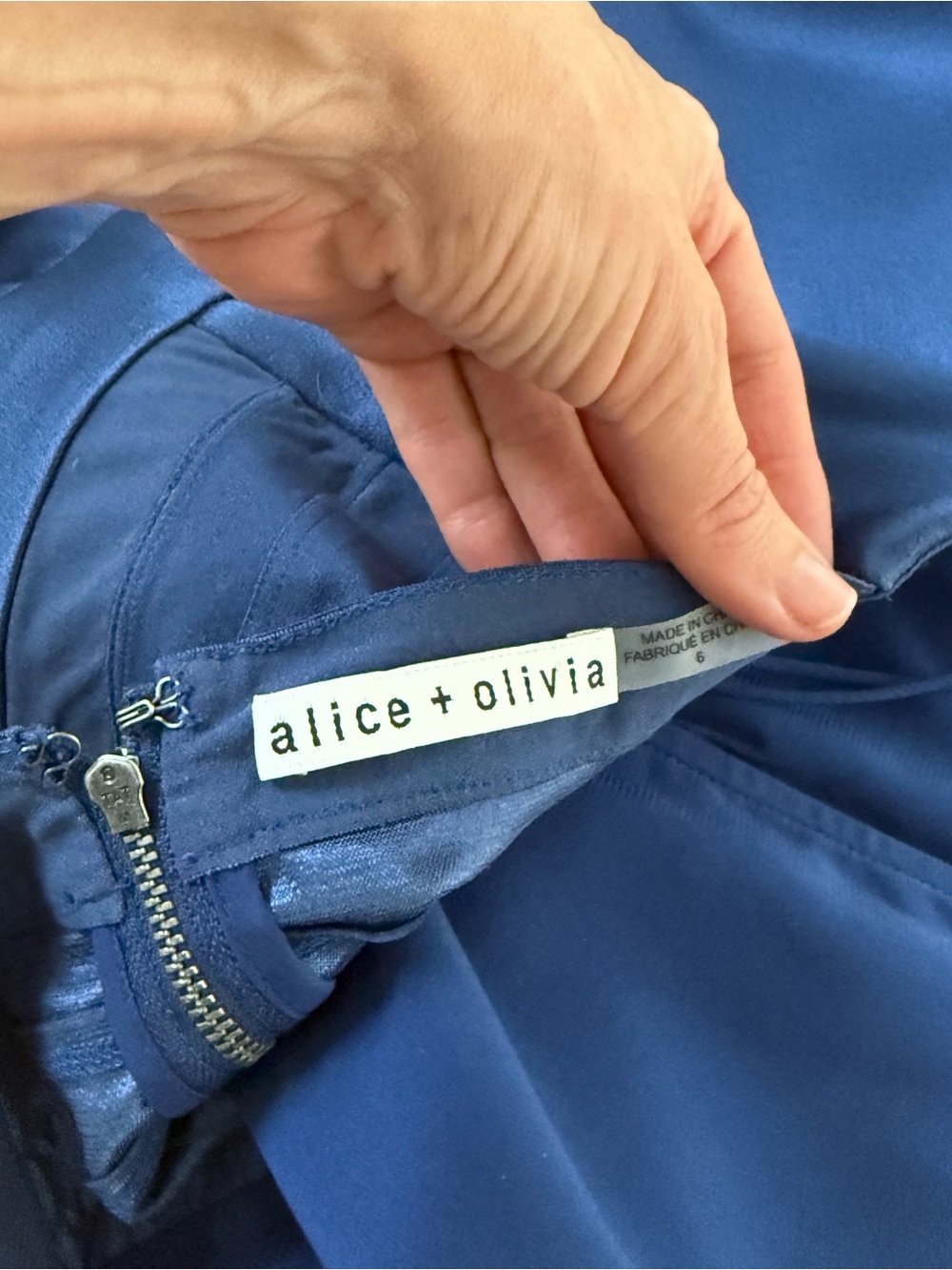 Alice + Olivia Deep Blue jumpsuit
